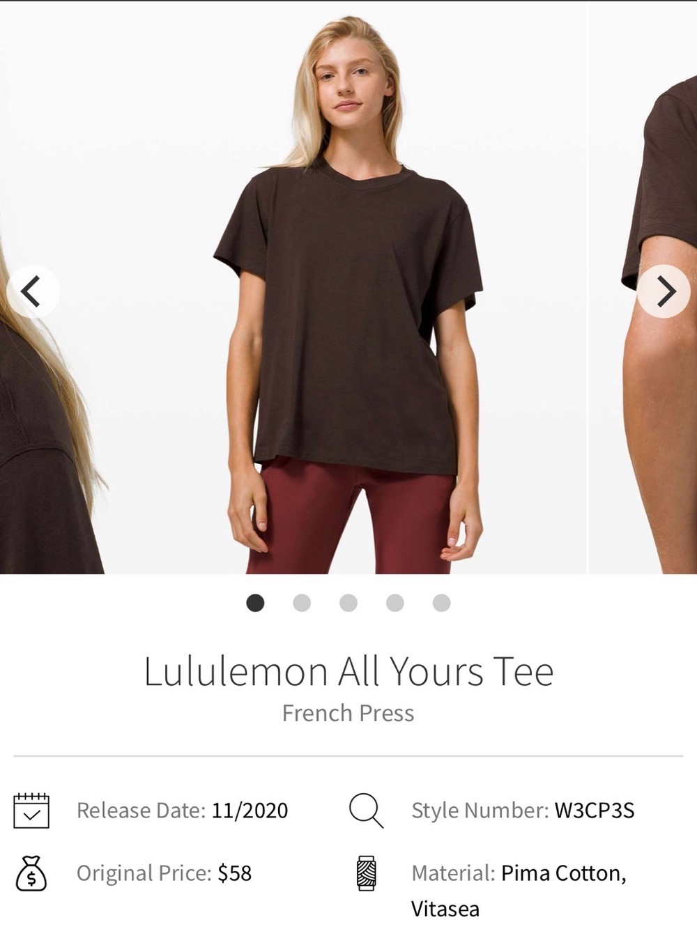 Lululemon All Yours Tee